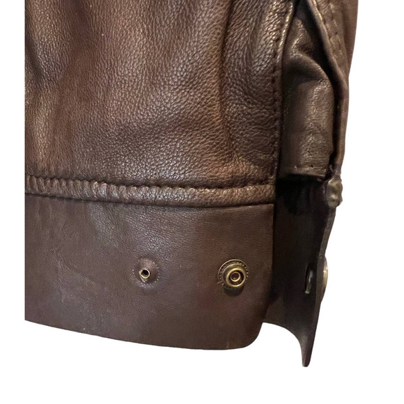 Massimo Dutti Napa Bomber Jacket with Epaulettes (US/S) - Picture 7 of 11